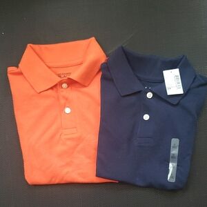 2 Children's Place Short Sleeve Polo Shirts Size 5/6